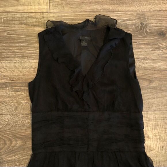 W.D.N.Y. Little Black Dress, Size 4, Silk Lining - Picture 1 of 7
